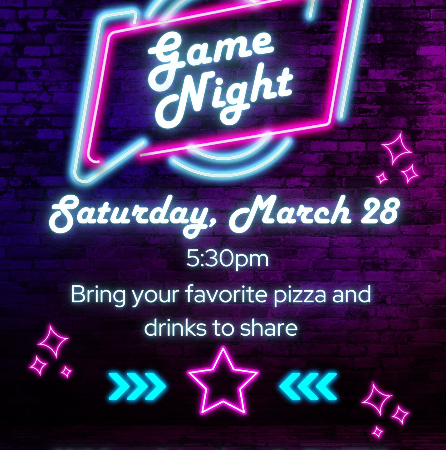 Community Game Night - March 28th